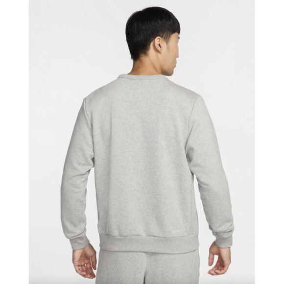 Nike Standard Issue Men's Dri-FIT Basketball Crew-Neck Sweatshirt Grey - Picture 9 of 12